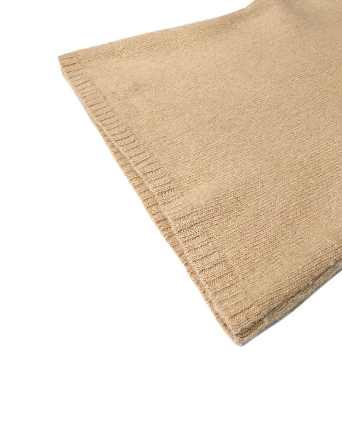 vintage 베이지 퍼 디테일 목폴라  상품이미지4