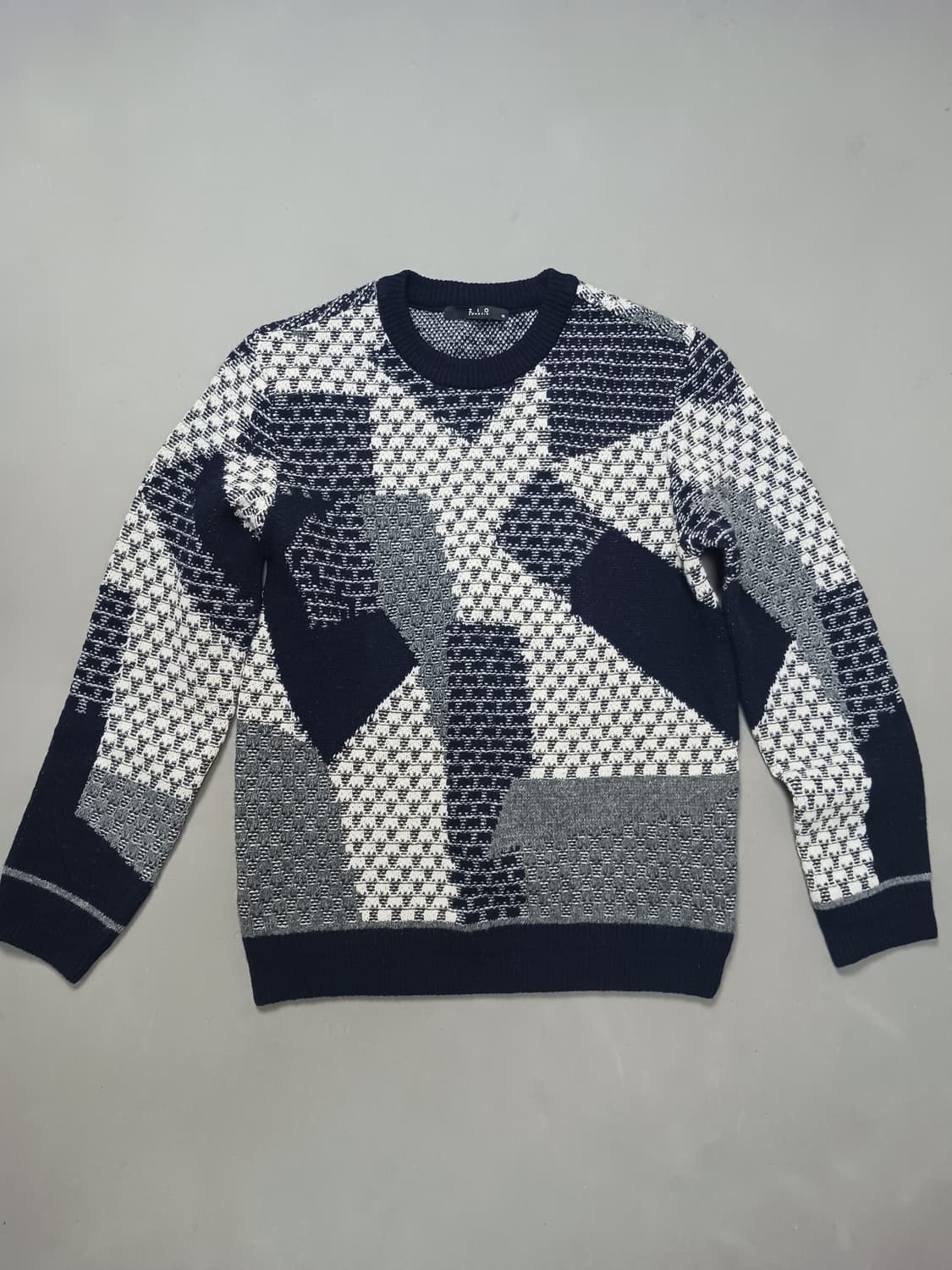 [105] 지오송지오 패턴 니트 스웨터 상품이미지1