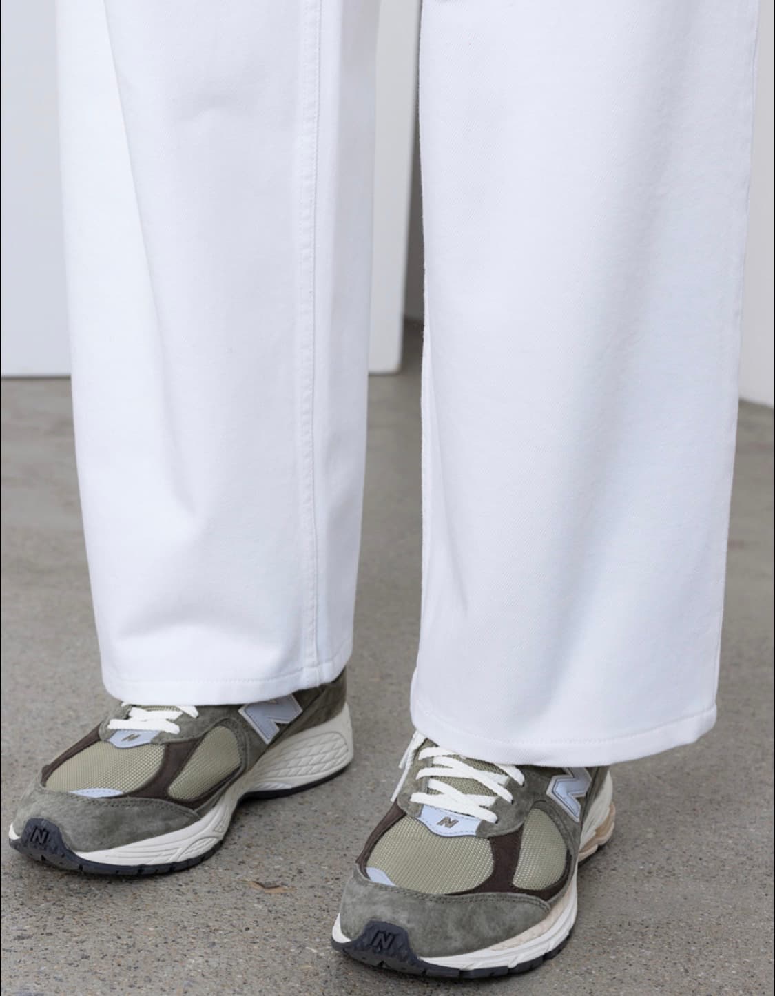 벨리에 커비 데님 팬츠 화이트 상품이미지4