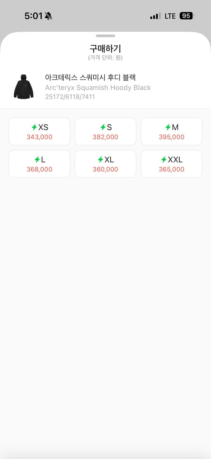 아크테릭스 스쿼미시 s 상품이미지3