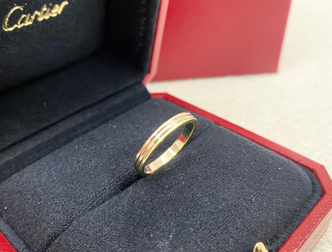 까르띠에 방돔 루이 2.5mm 웨딩링 18k 3색 49호 상품이미지1