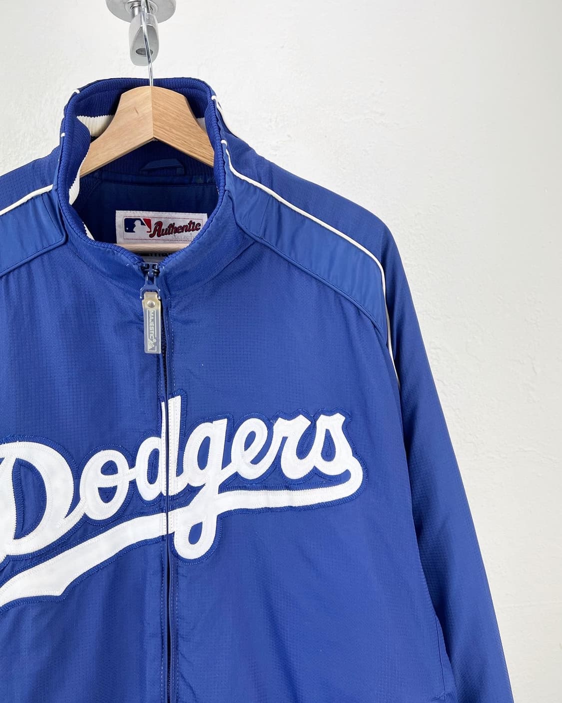 마제스틱 LA 다저스 블루 로고 나일론 자켓 상품이미지2
