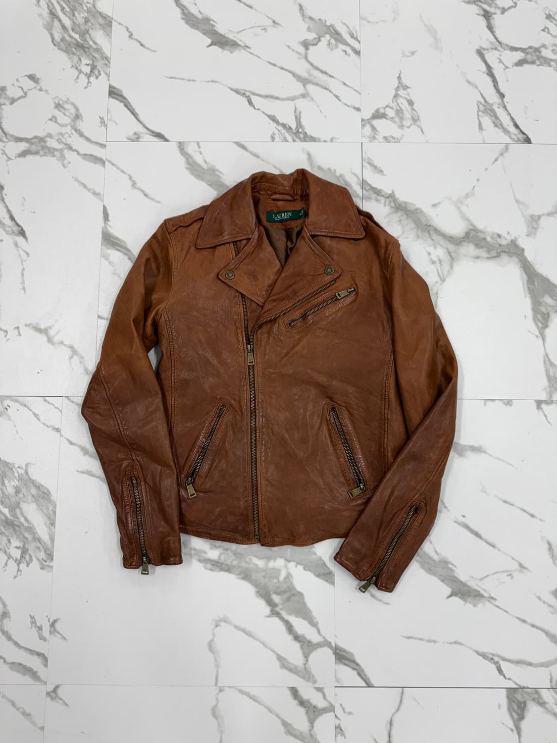 로렌 랄프로렌 양가죽 라이더 자켓 상품이미지1