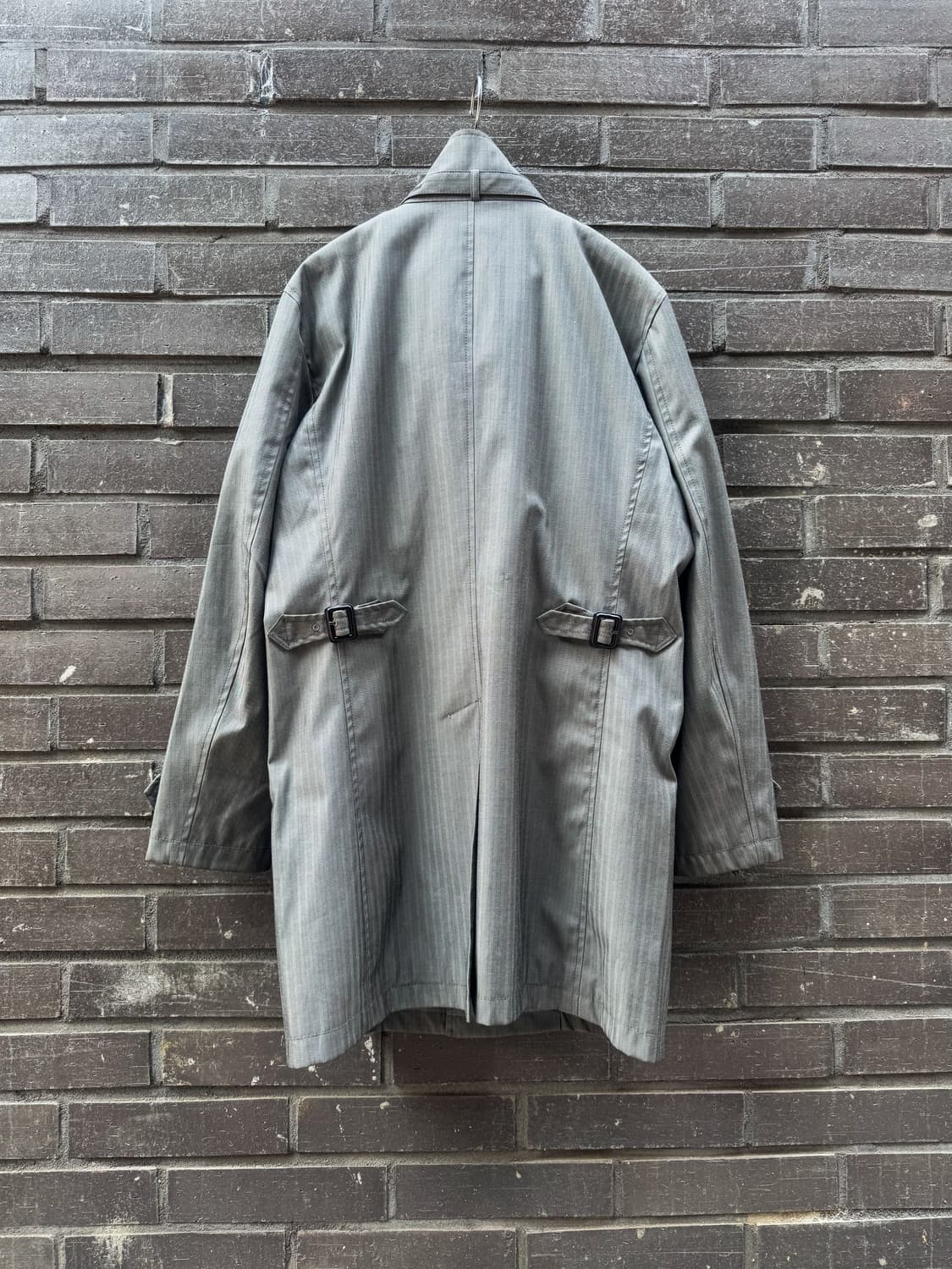 COMME CA ISM – Silver striped coat 상품이미지8