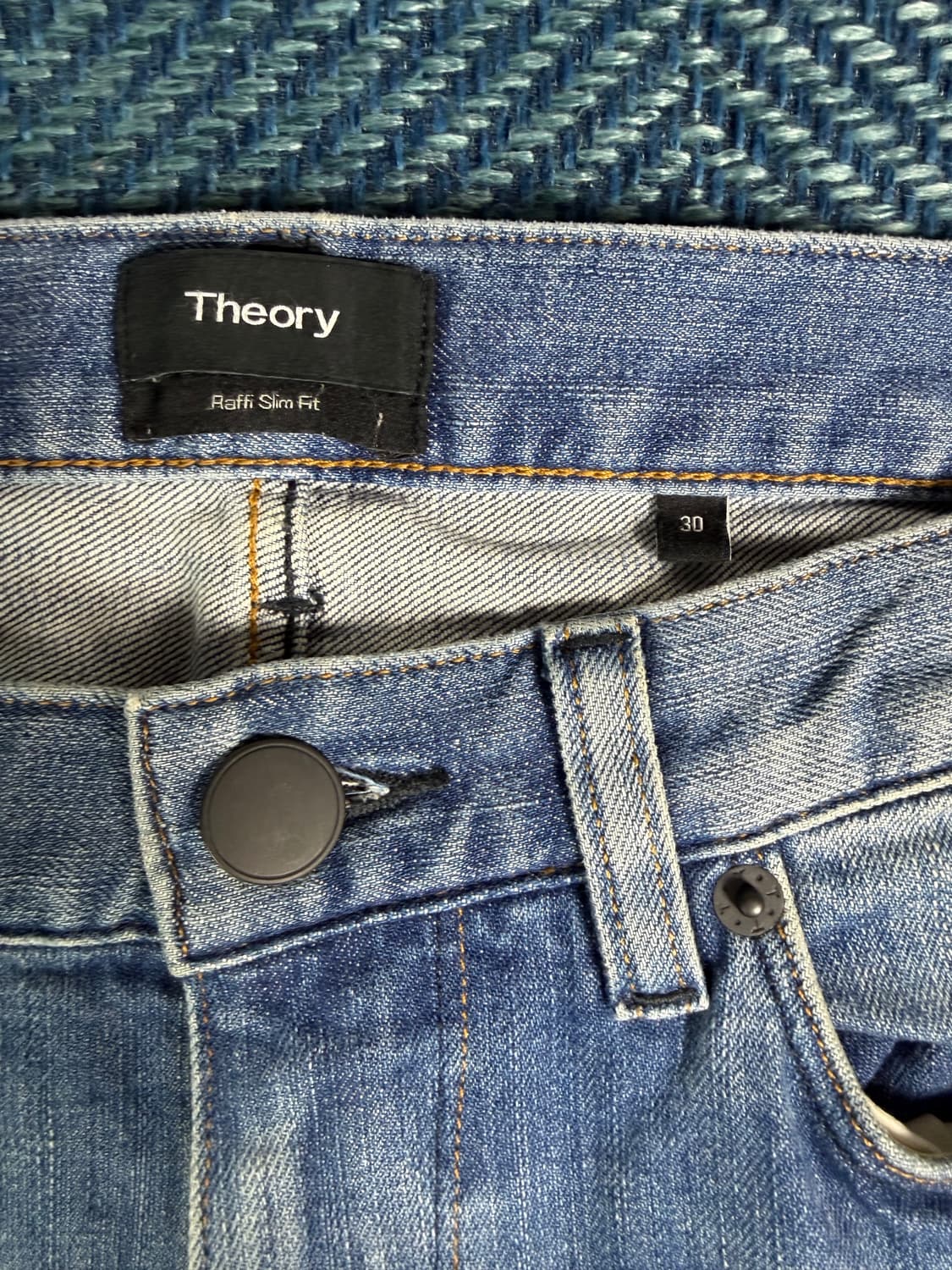 [정품] 띠어리(Theory) 라피 슬림핏 데님 팬츠 (30사이즈) 상품이미지3