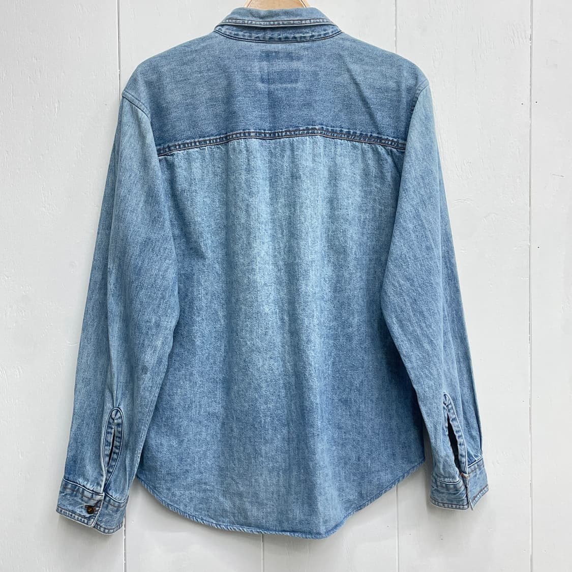 리바이스 데님 셔츠 연청 상품이미지7