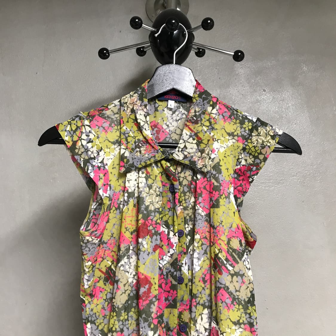 겐조 슬리브리스 블라우스 L(W) 상품이미지2