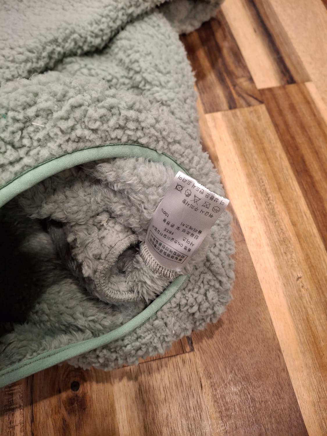 (마지막특가) 피그먼트 플리스 집업 올리브 새상품 상품이미지7