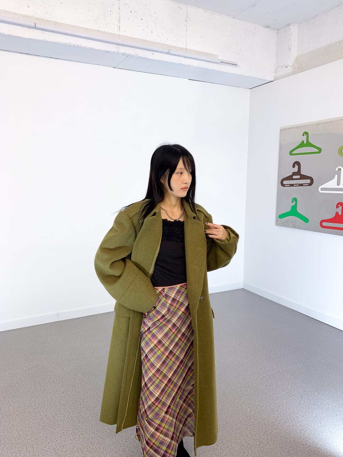 밀리터리 헤비울 트렌치 코트 100 상품이미지2