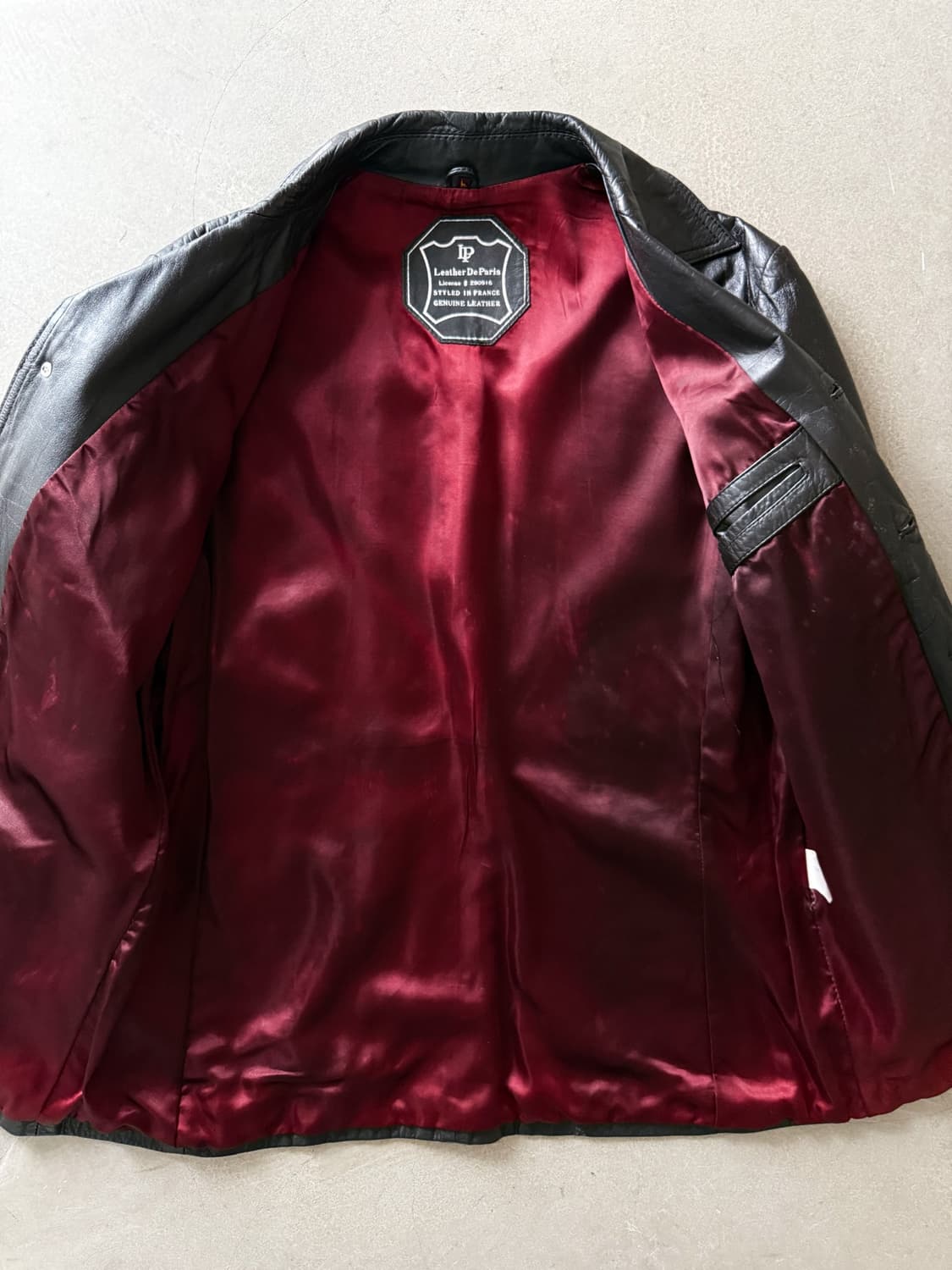 Leather De Paris Genuine Leather Jacket 상품이미지4