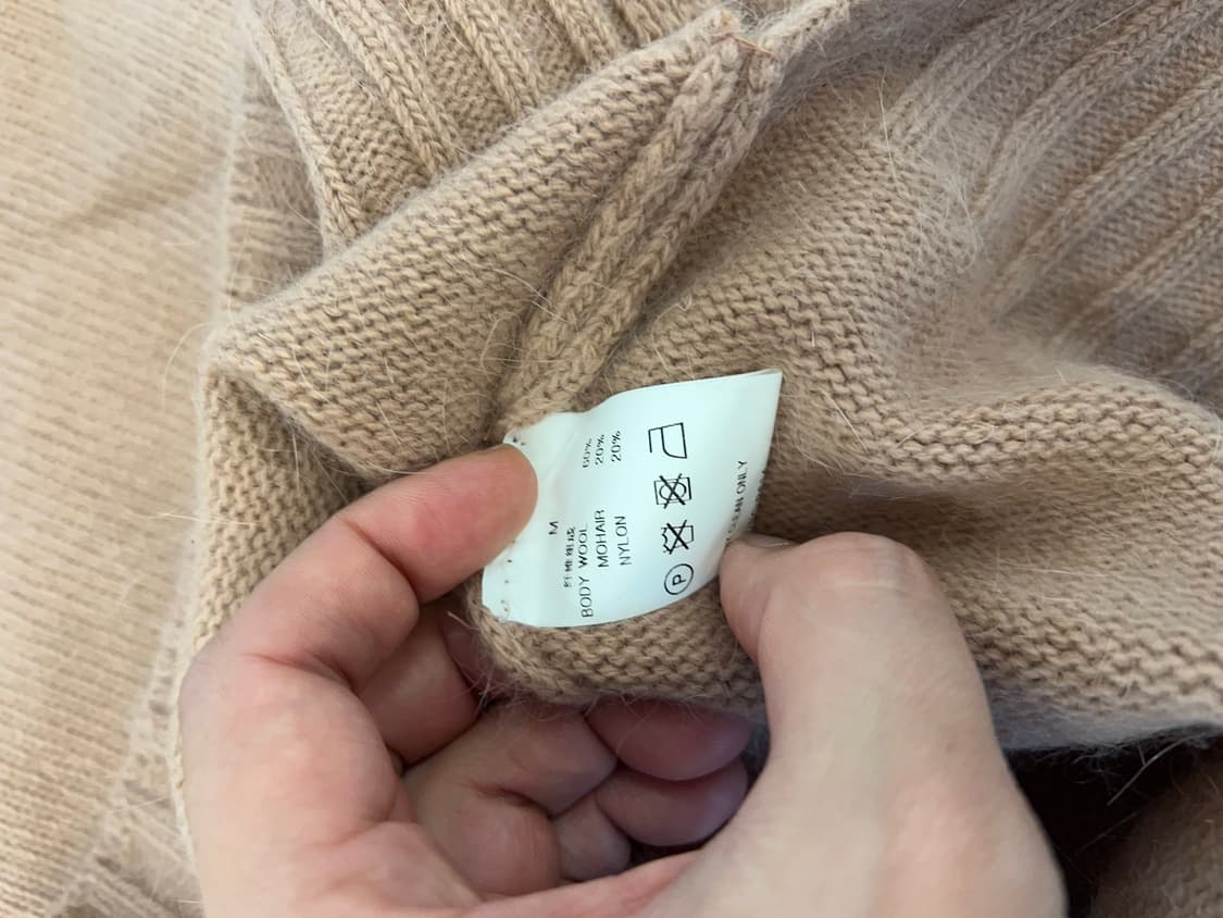 락트개러지 / 모헤어 니트 (핑크) / M  상품이미지5