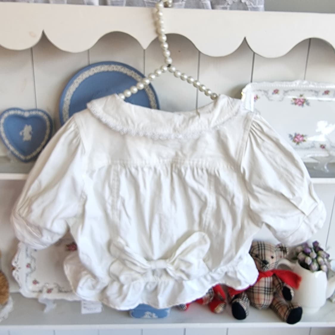 (디어리) 화이트 프릴 볼레로 자켓 상품이미지6