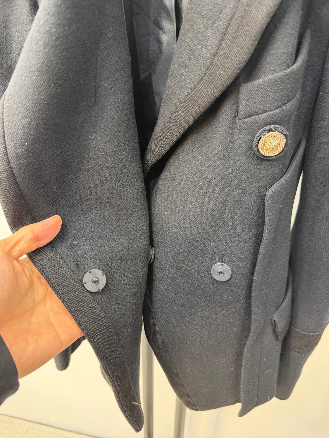 정품) TIME 타임 한섬 여성 더블 버튼 자켓 82 상품이미지4