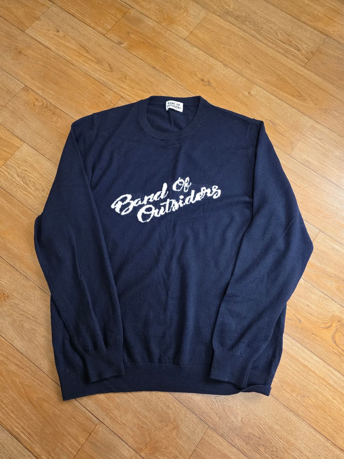 밴드오브아웃사이더스 로고 니트 상품이미지1