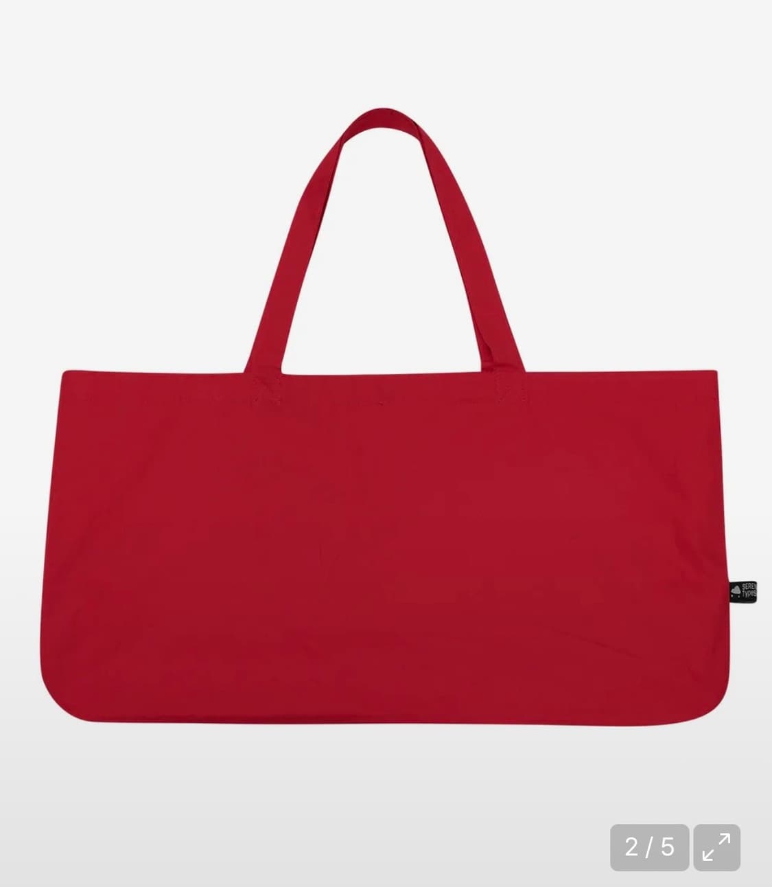 Embroidered Comfy Bag [Red] 상품이미지2
