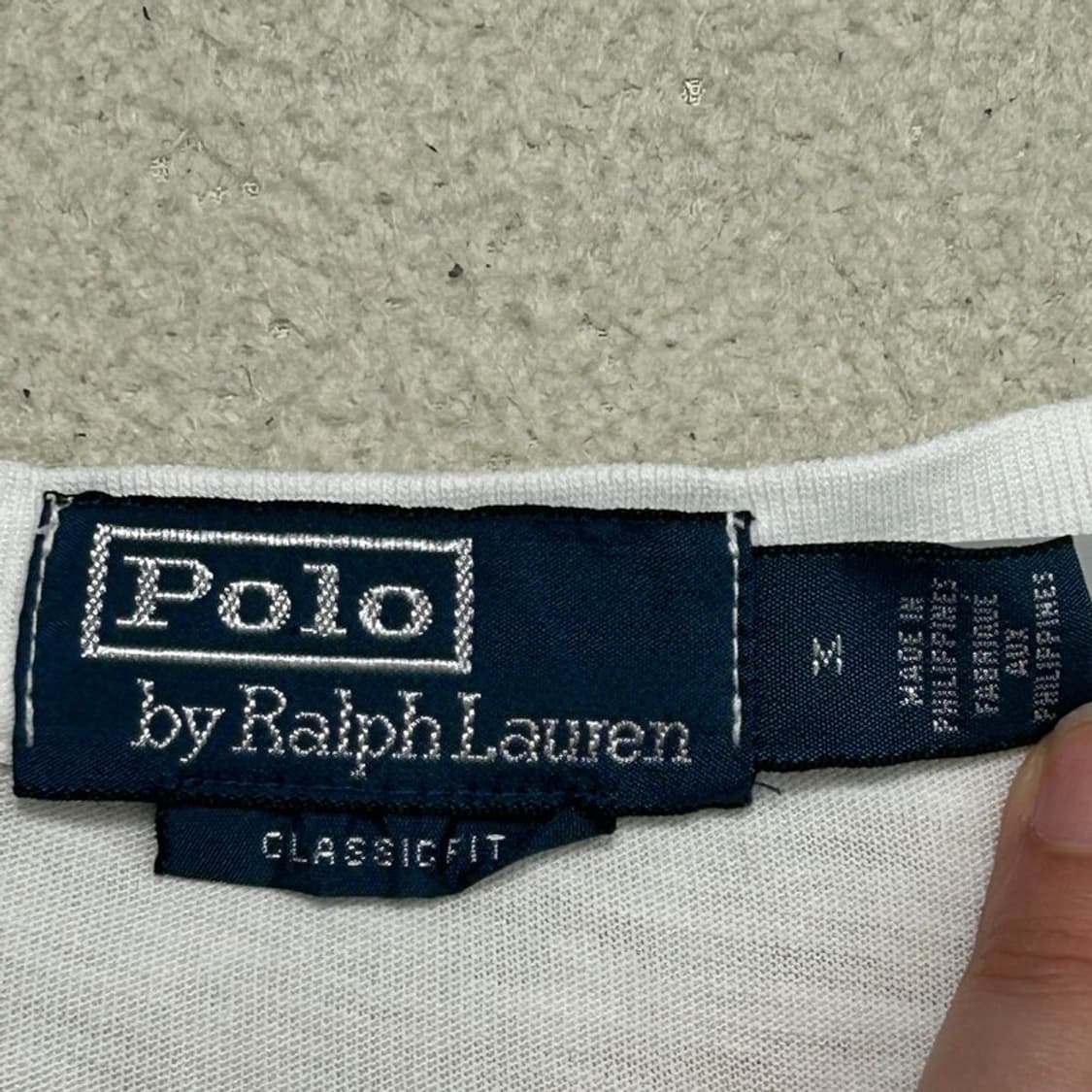 POLO RALPH LAUREN 반팔티 화이트 M 상품이미지8