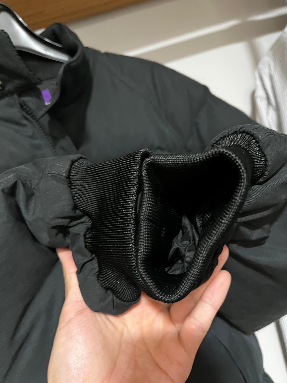 노스페이스 퍼플라벨 블랙 패딩L 상품이미지7