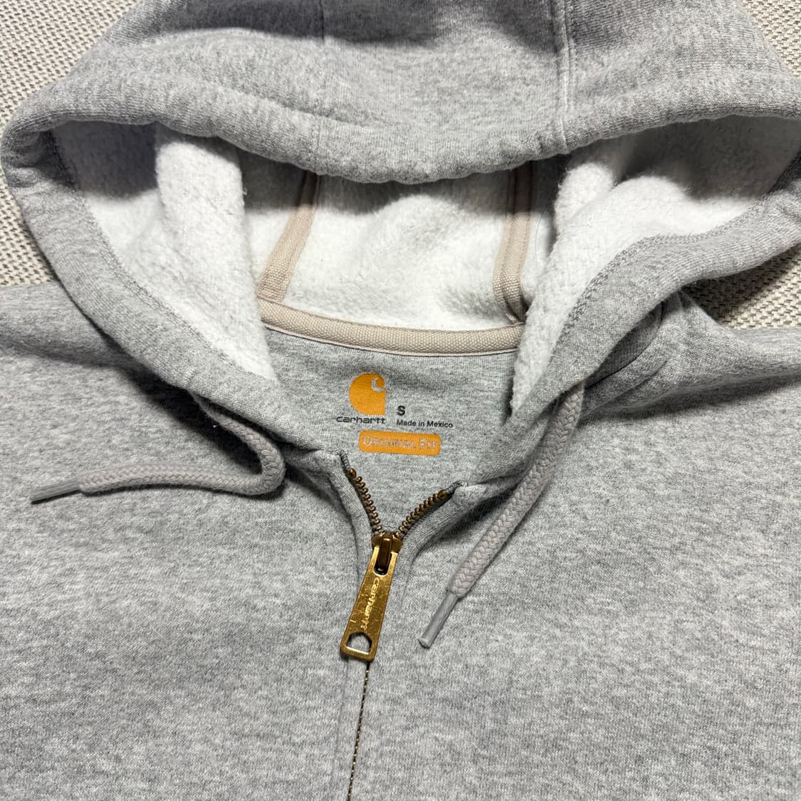 칼하트 오리지널 핏 후드집업 상품이미지2