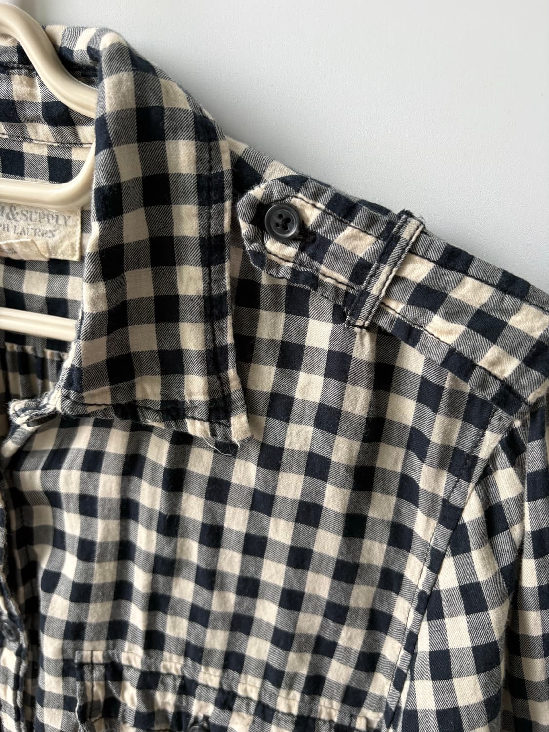 데님앤서플라이 깅엄체크 셔츠 상품이미지3