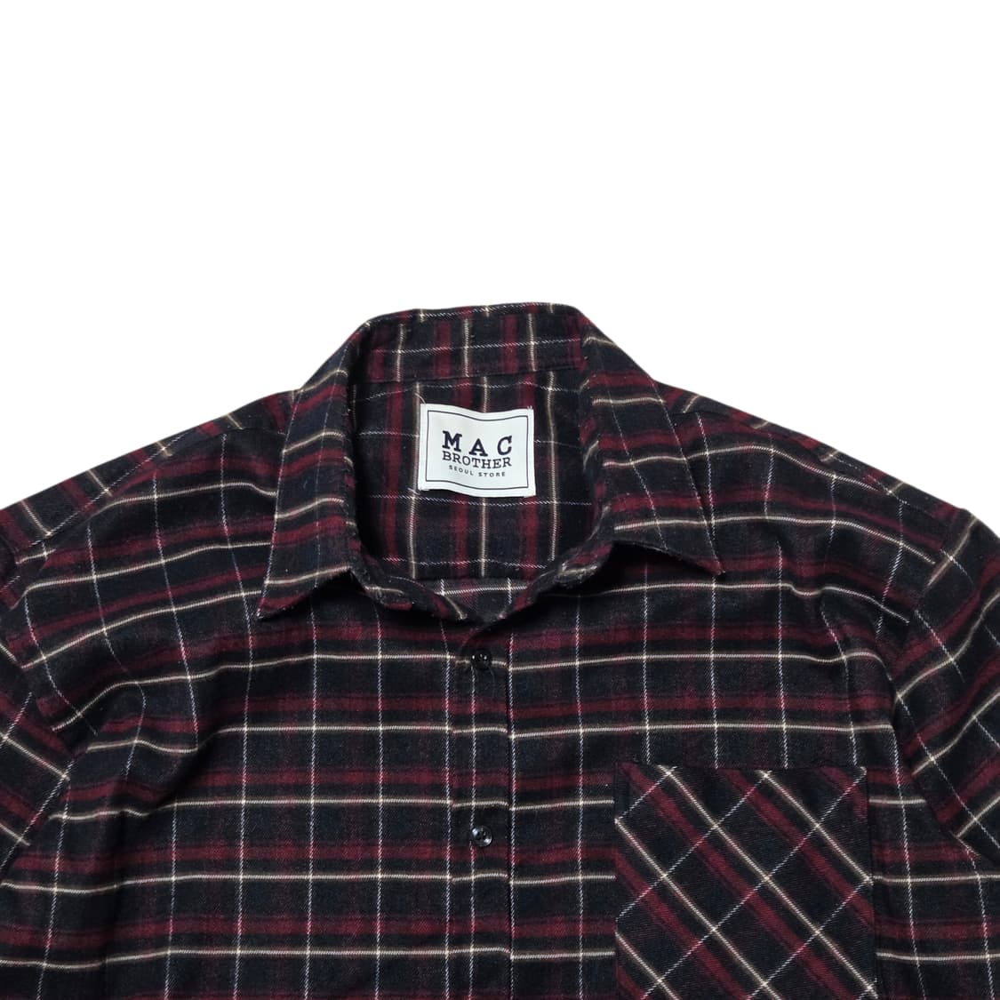 Mac brothers Vintage 맥브라더스 빈티지 체크 패턴 셔츠 상품이미지2