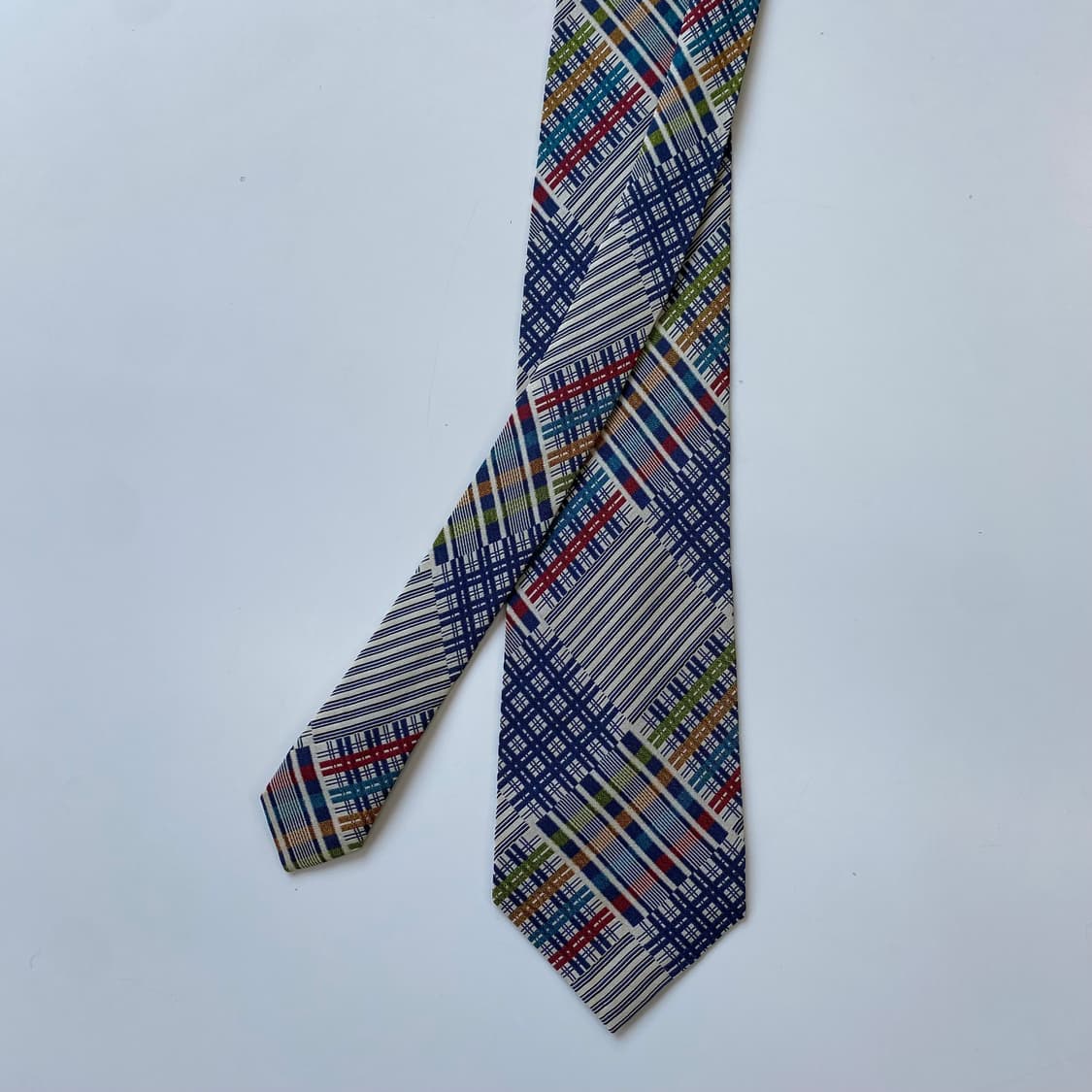 겐조(KENZO) 명품 정품 체크넥타이 상품이미지1