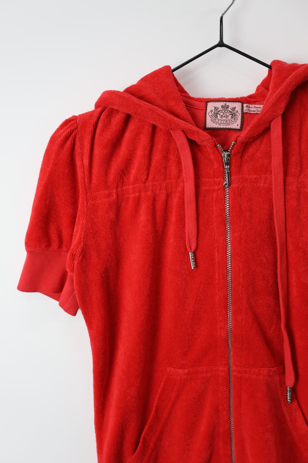 Juicy Couture Short Sleeve Zip Up Hoodie 상품이미지7