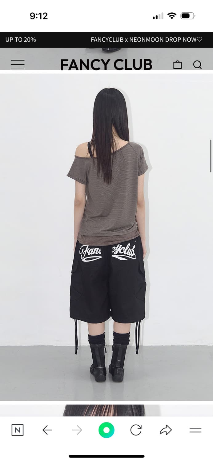 팬시클럽 MYSTIC ONE-SHOULDER TEE 상품이미지4