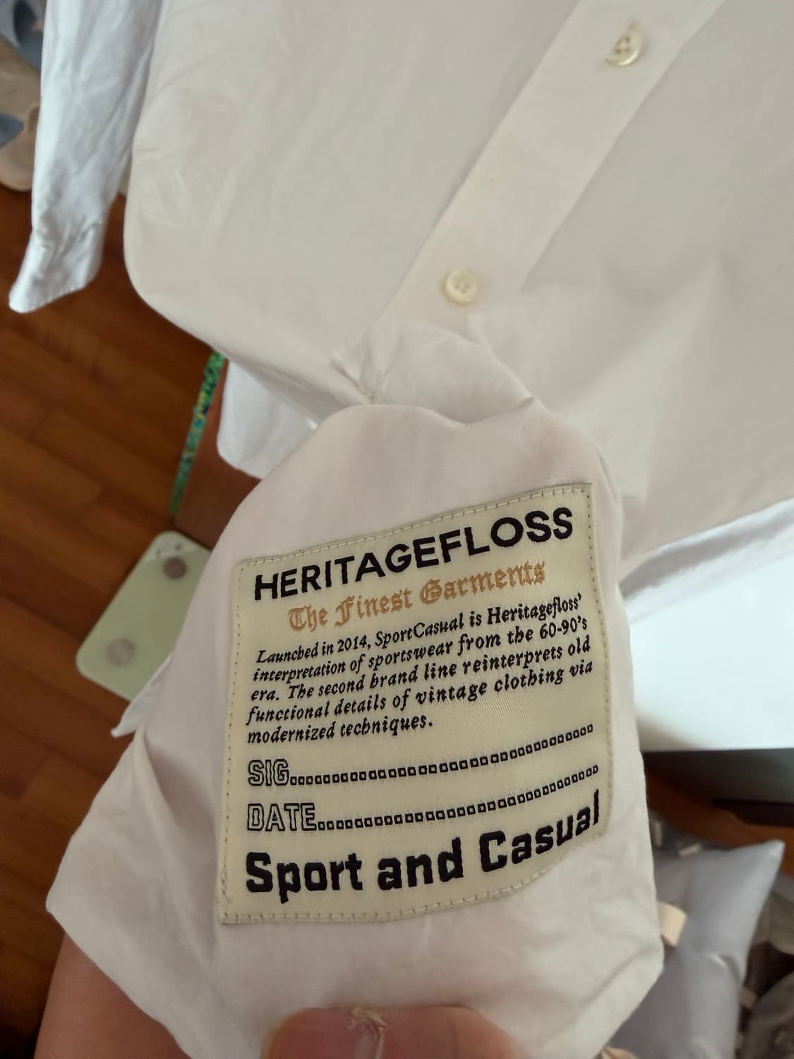 헤리티지 플로스 셔츠 s사이즈 상품이미지4