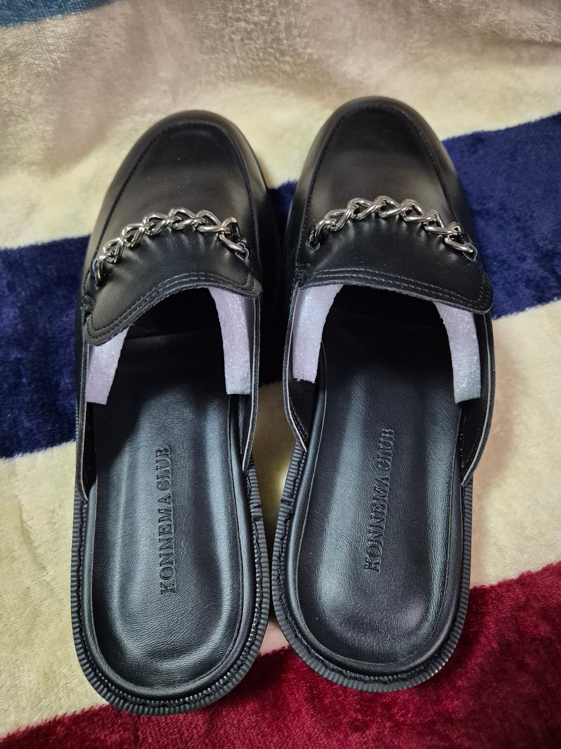 KONNEMA CLU 블랙 뮬 블로퍼 슬리퍼 260 상품이미지5