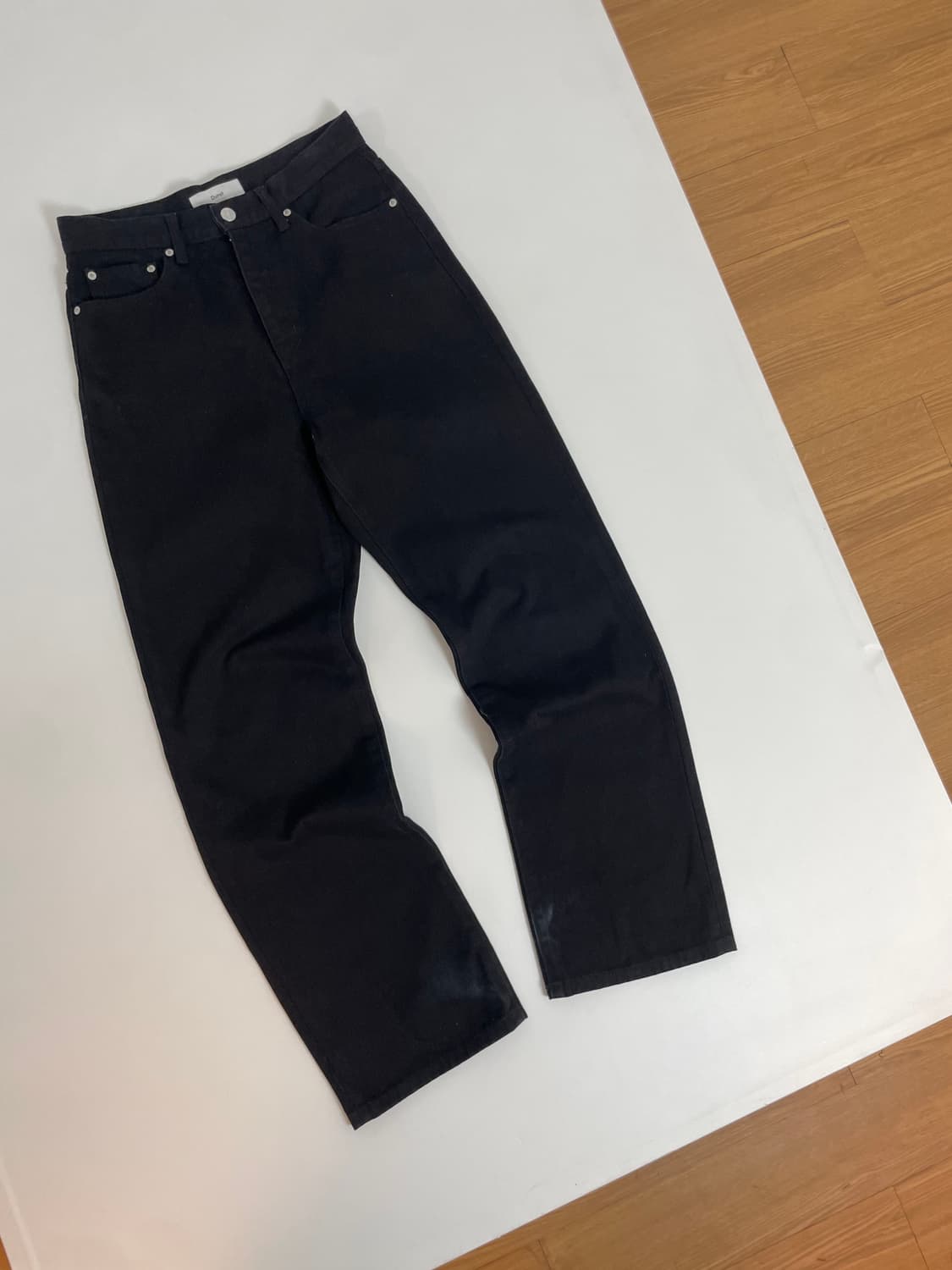 던스트 블랙 데님 팬츠  상품이미지1