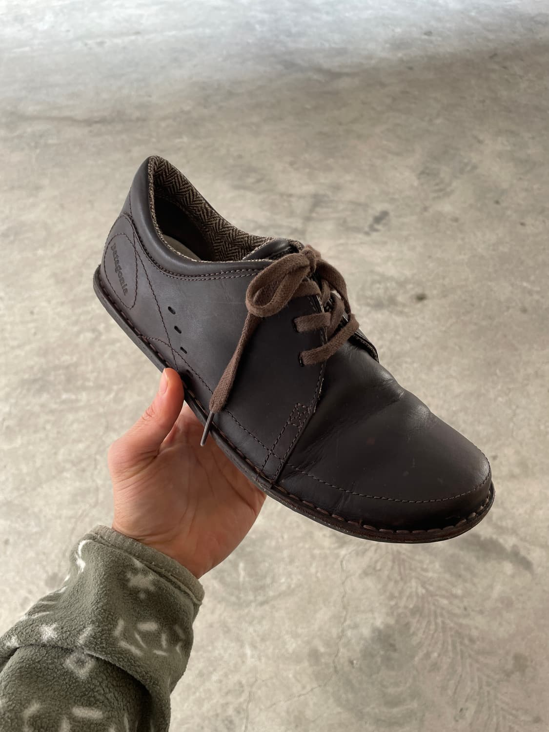 00s Patagonia Loulu Velvet Brown Leather 상품이미지1