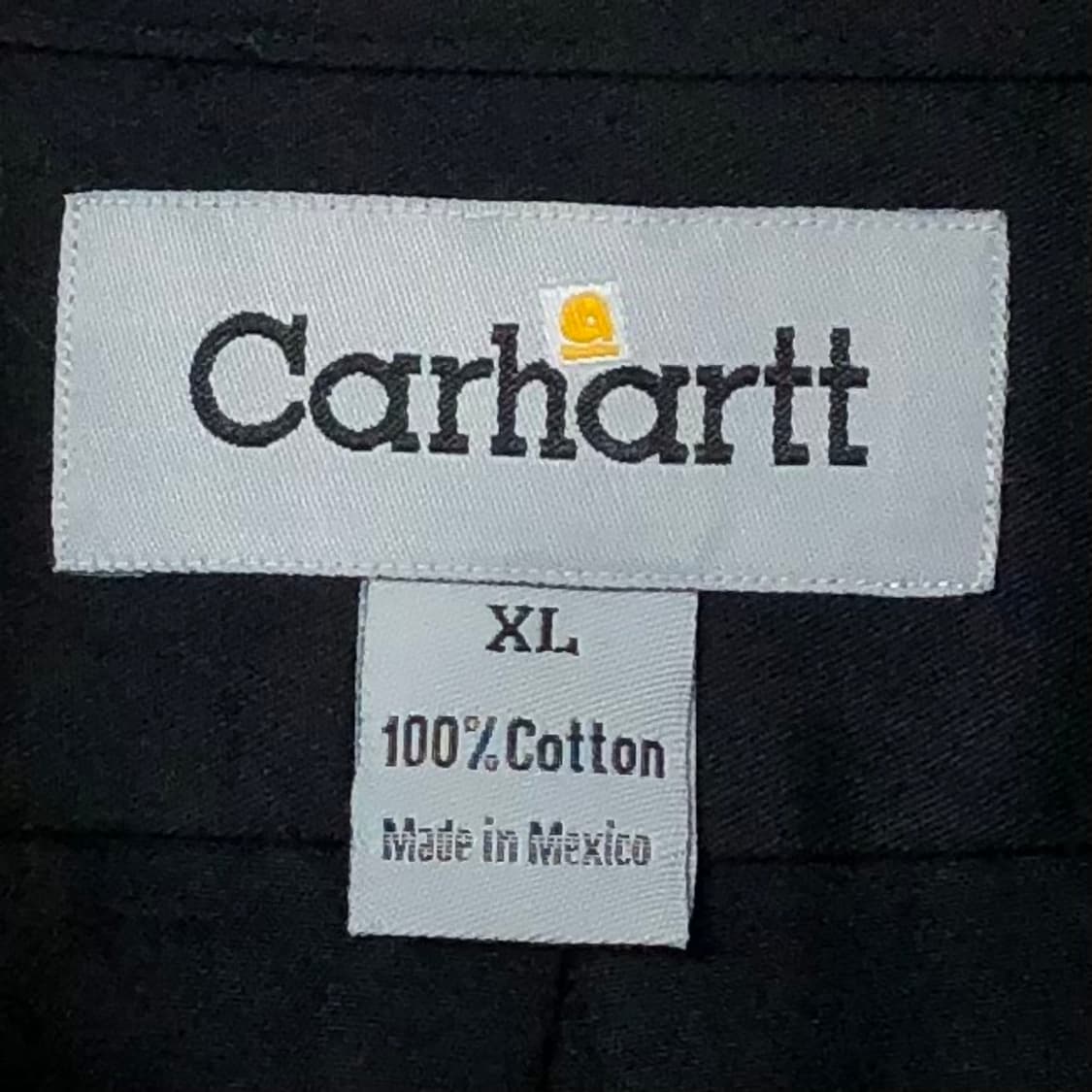 XL 칼하트 블랙 워크 셔츠 상품이미지3