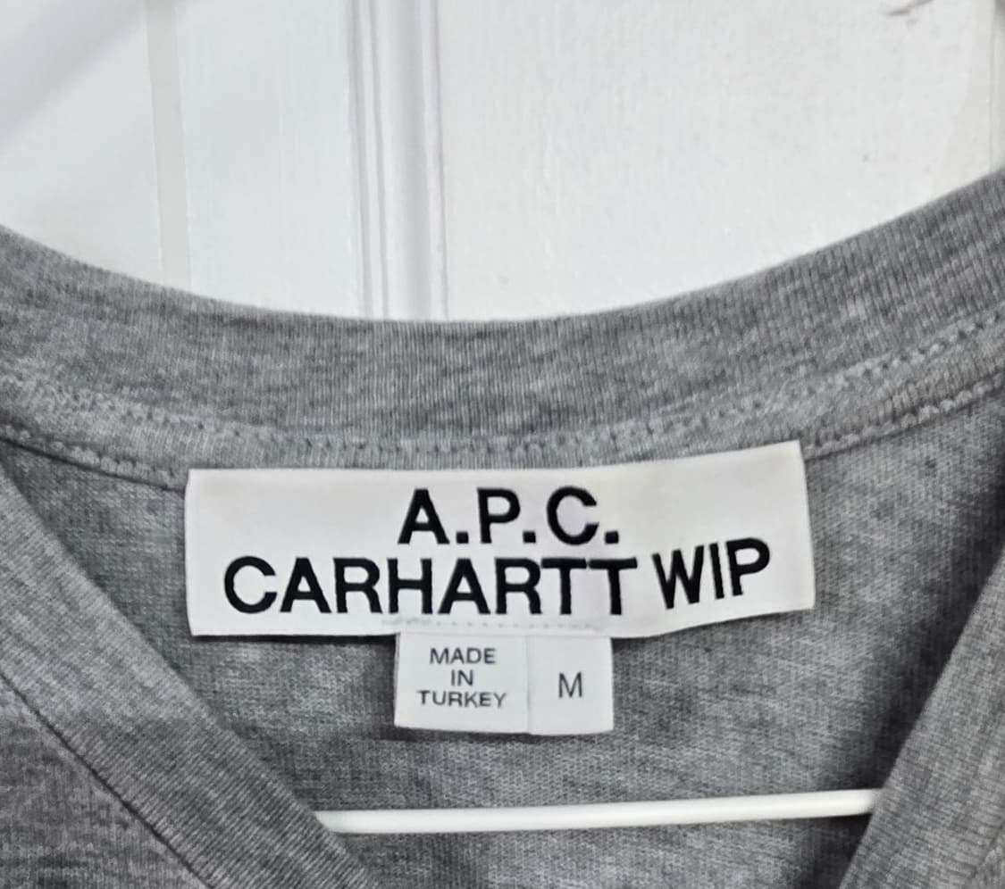 A.P.C. × Carhartt WIP Fire T-Shirt 그레이 M 상품이미지4