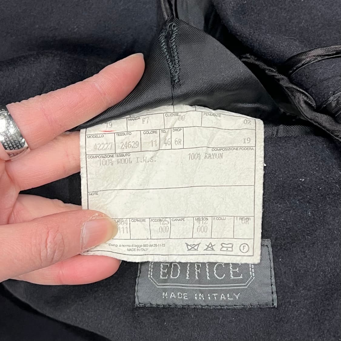 로로피아나 원단 울 코트 s09104 상품이미지7