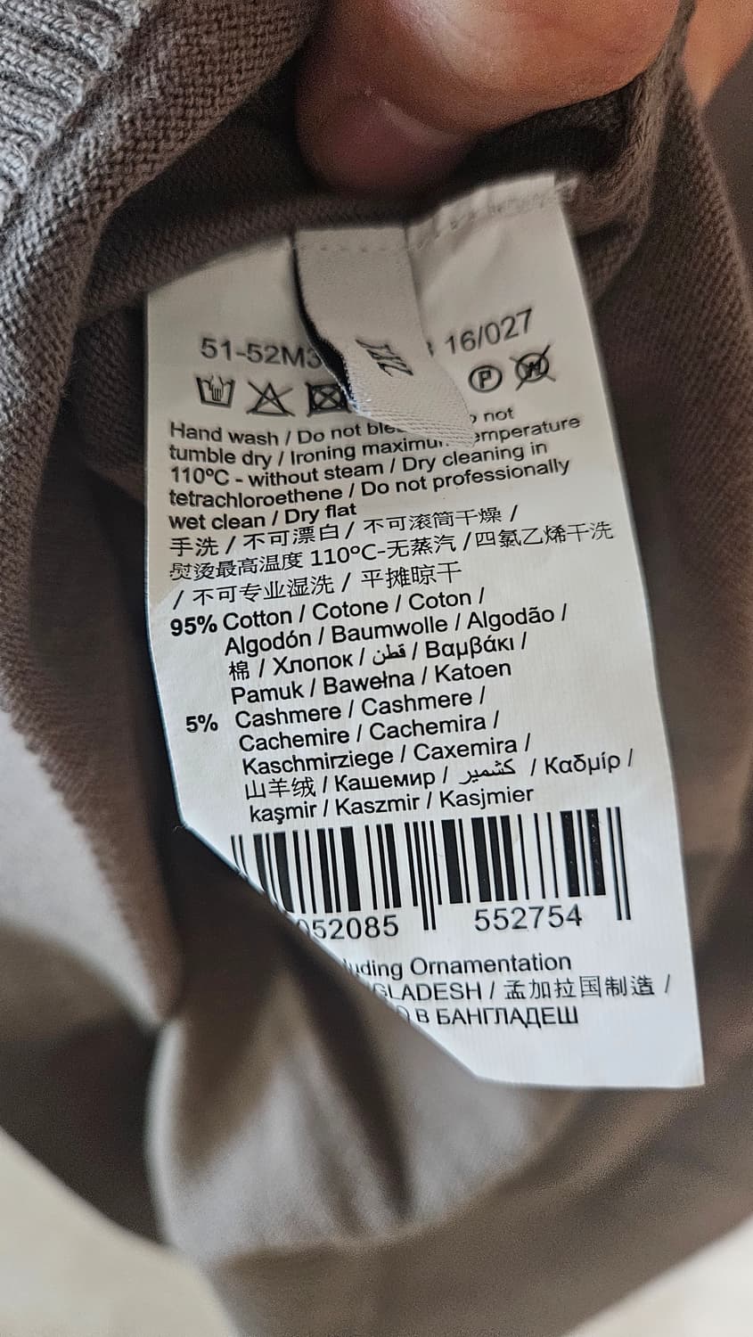 Trussardi Jean 터틀넥 2xl 상품이미지5