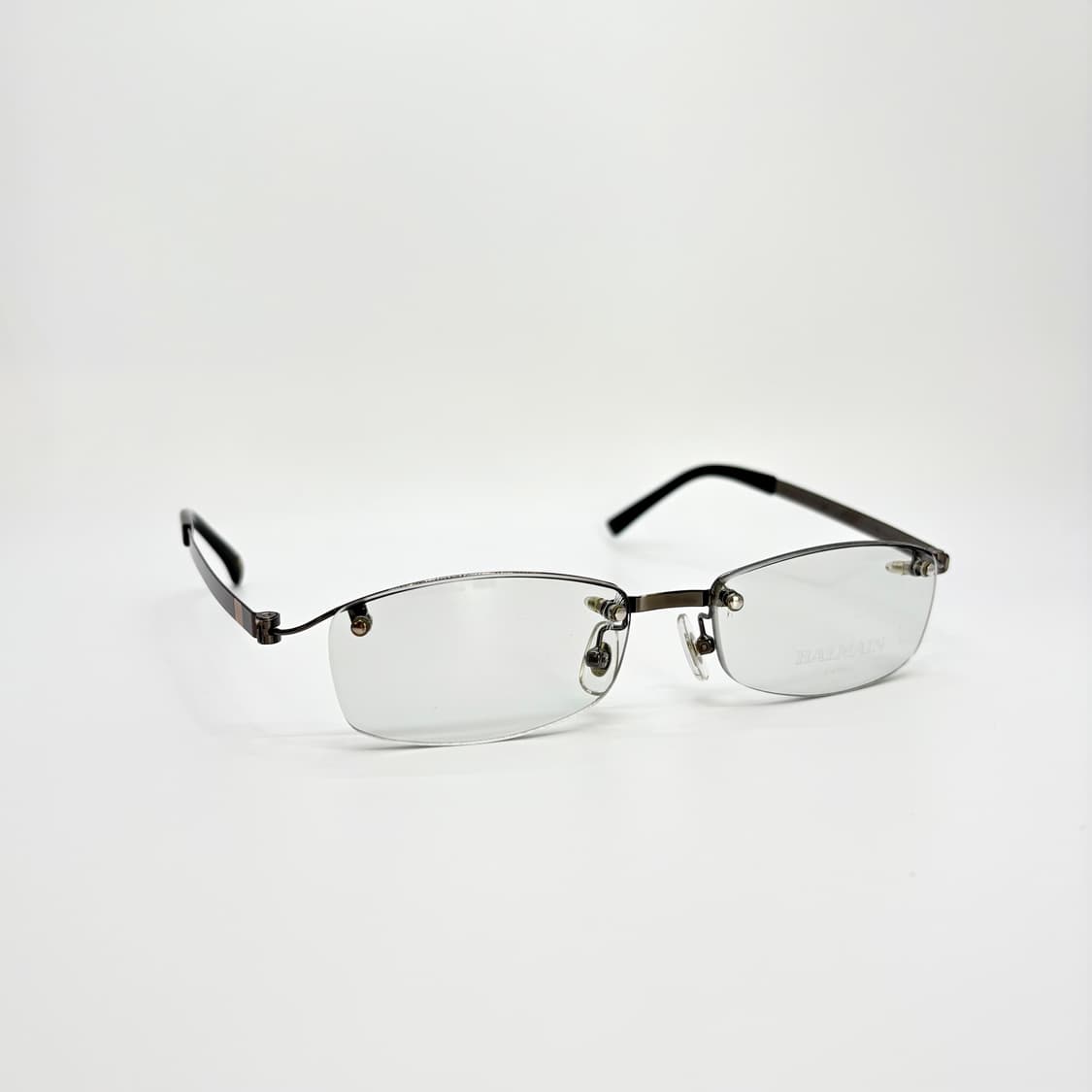 BALMAIN 그레이 스퀘어 반무테  상품이미지2