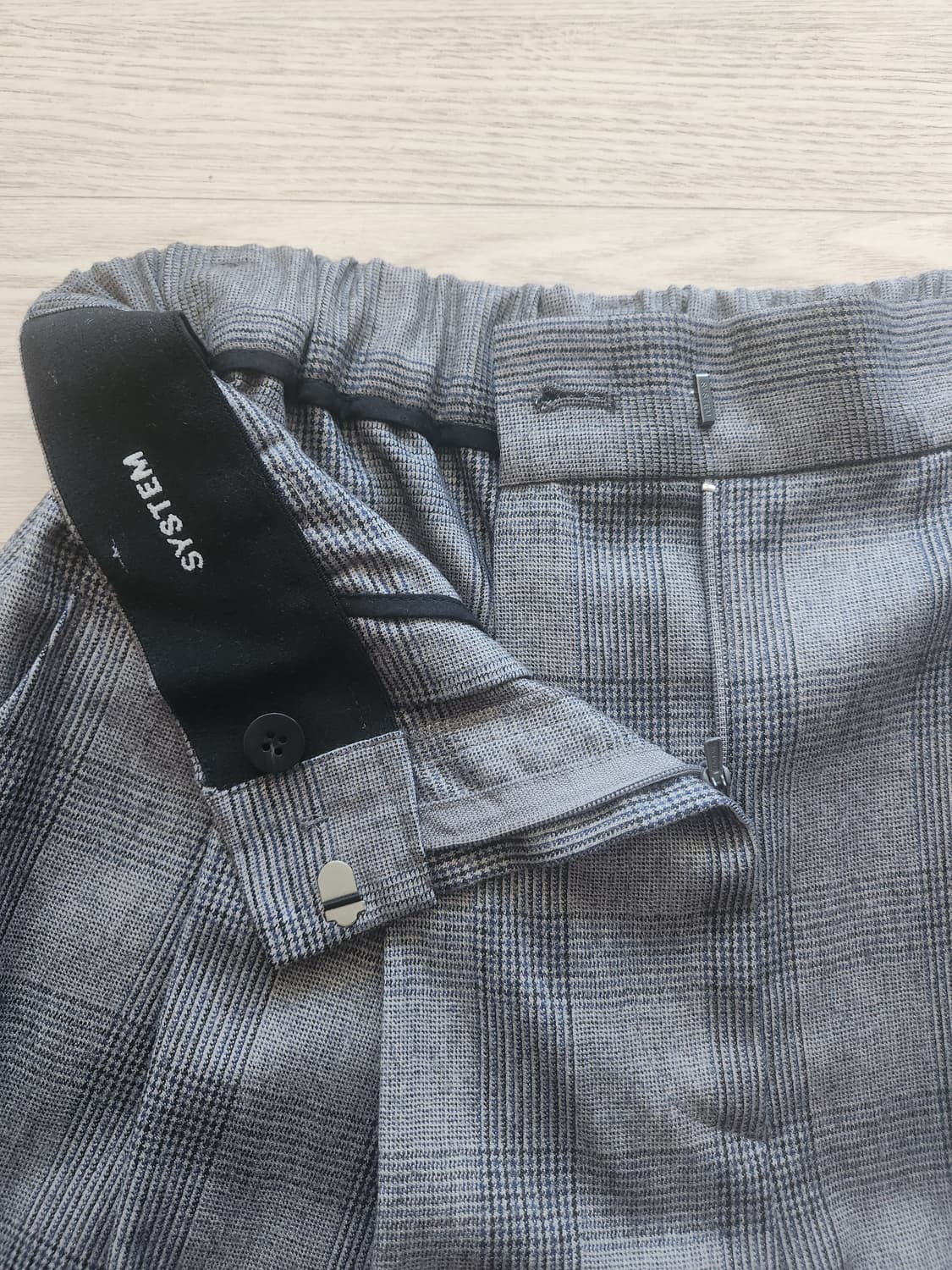 시스템 체크팬츠 상품이미지3