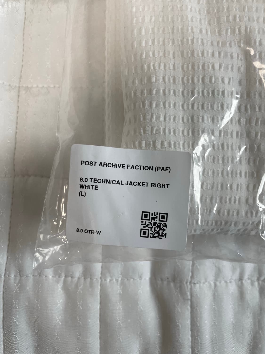 Paf 8.0 Technical Jacket Right White 상품이미지8
