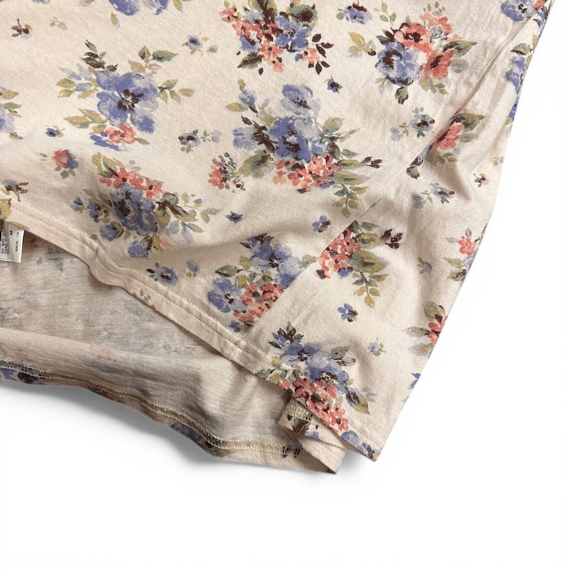 Cotton Floral Long Sleeve T Shirt 상품이미지5