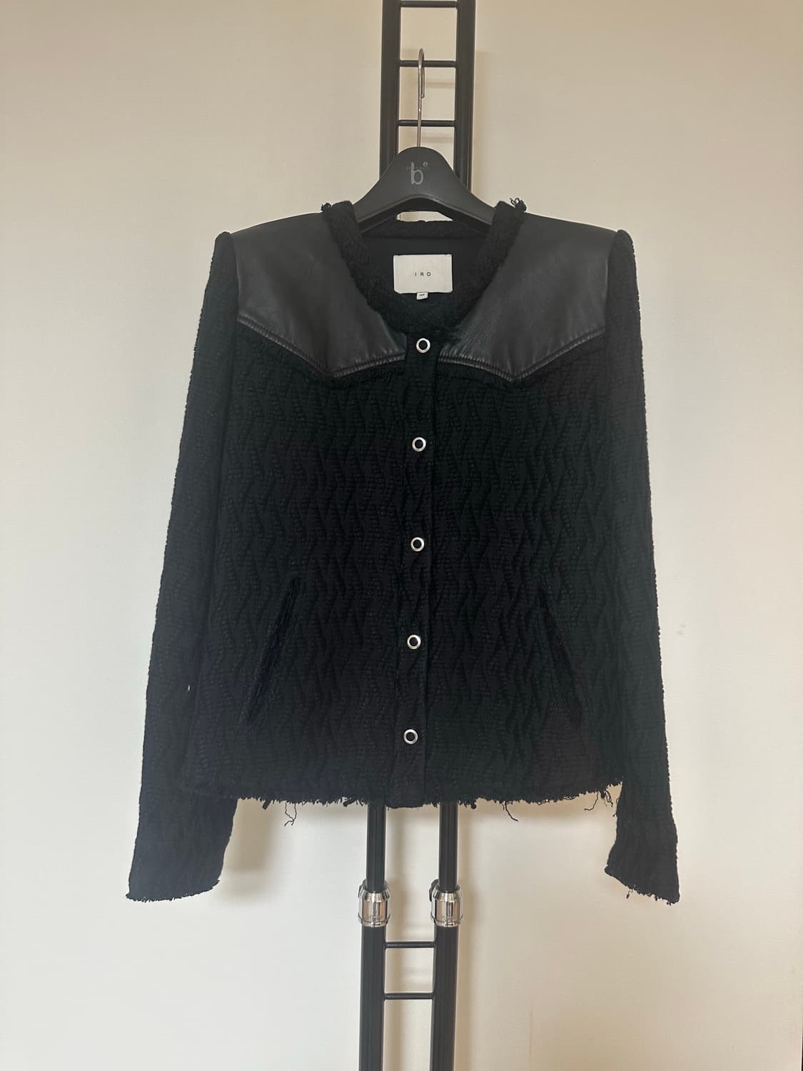 IRO 이로  여성 트위드 리얼양가죽  포인트  자켓 -66사이즈 상품이미지2