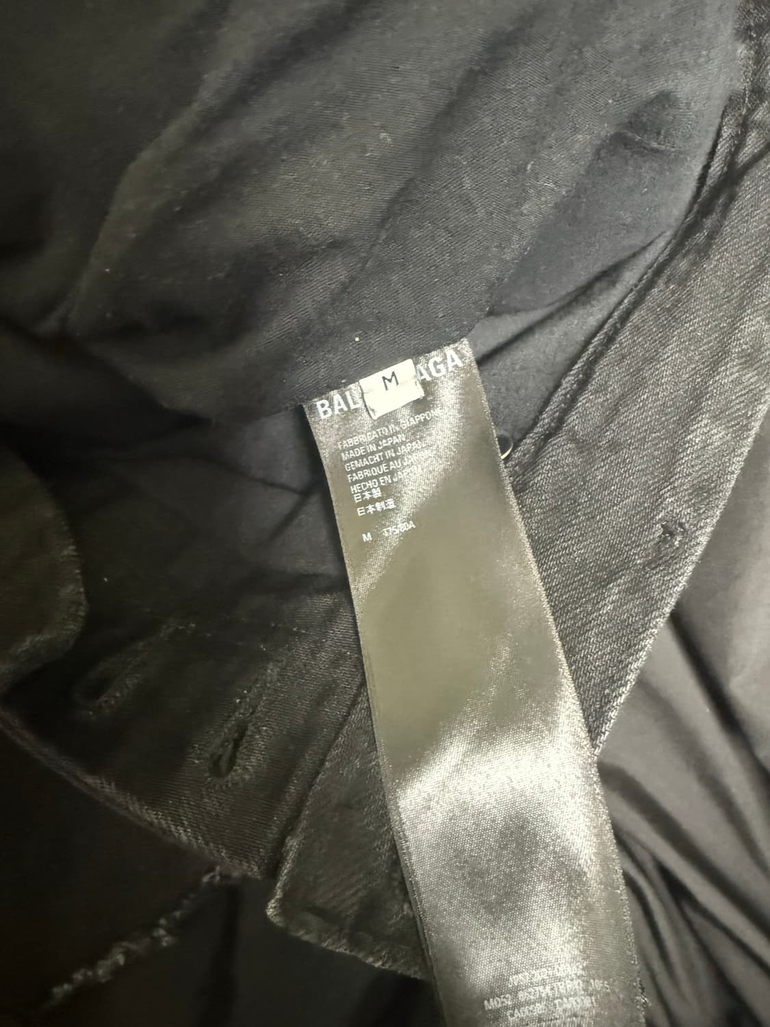 발렌시아가 슬래쉬데님블랙 M 상품이미지3