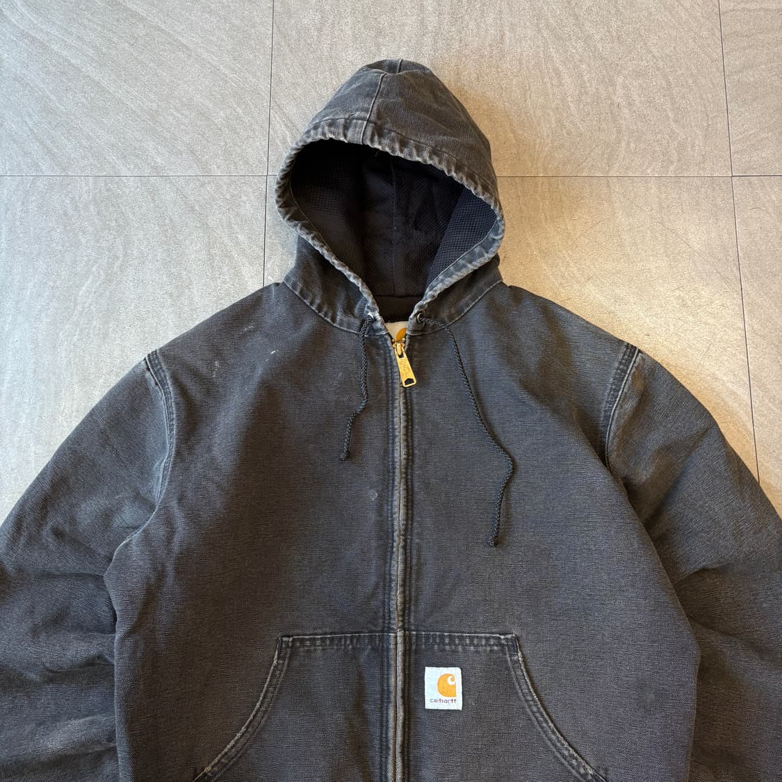 90년대 미국 생산 칼하트 블랙 액티브 자켓 상품이미지3