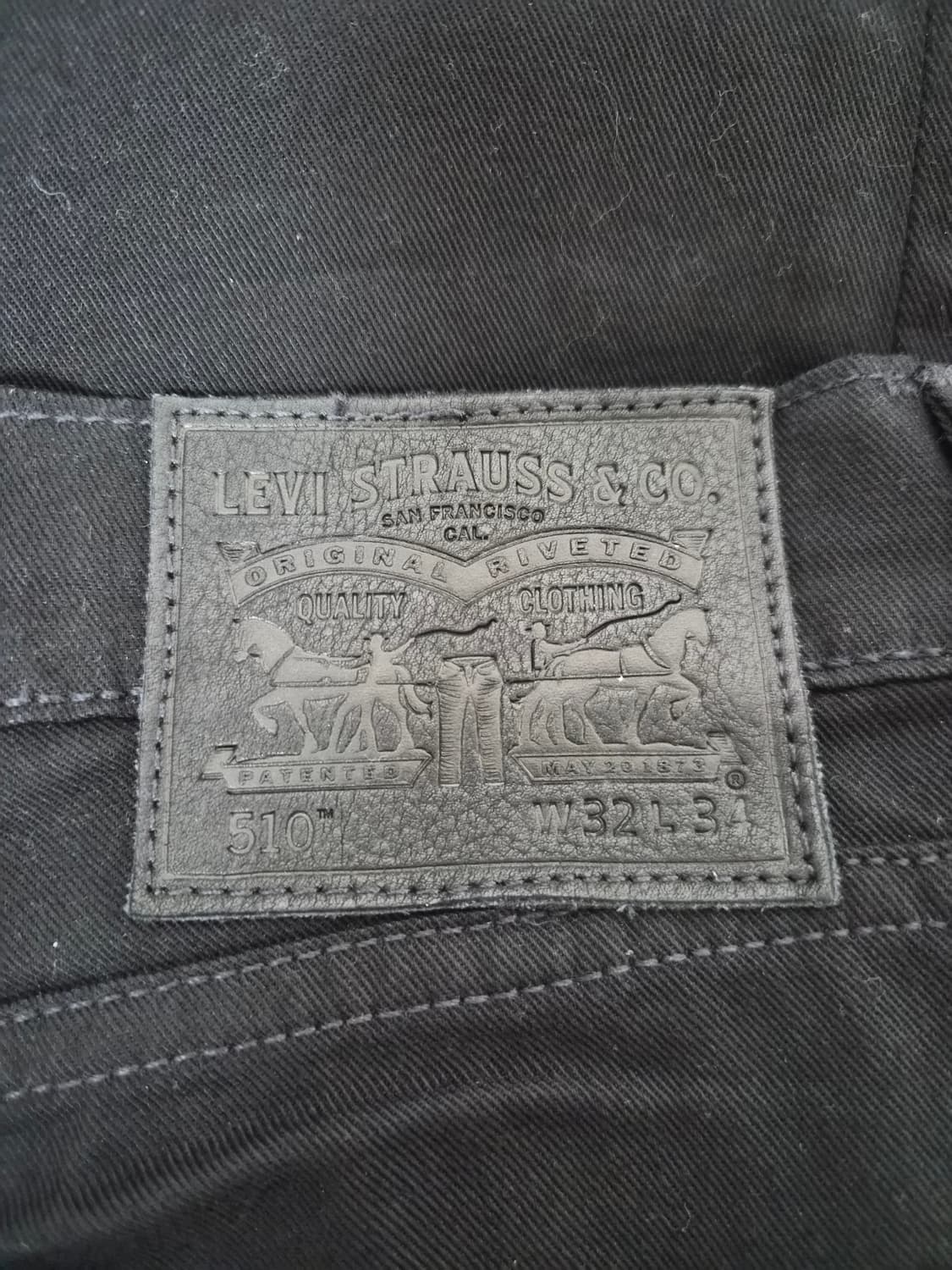 리바이스 510 블랙데님 32사이즈 P-95 상품이미지4