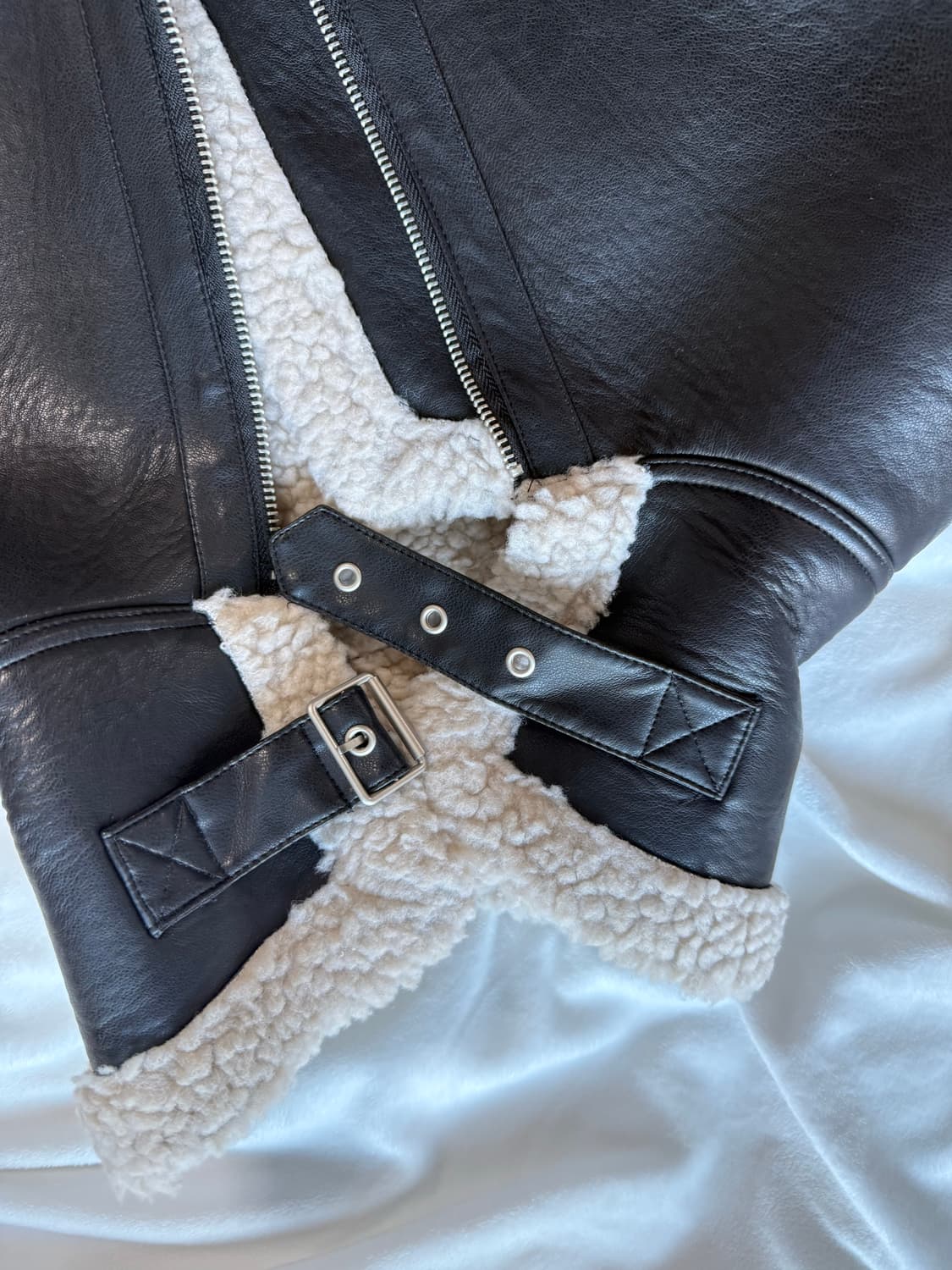 플레이스스튜디오 양털무스탕 상품이미지4