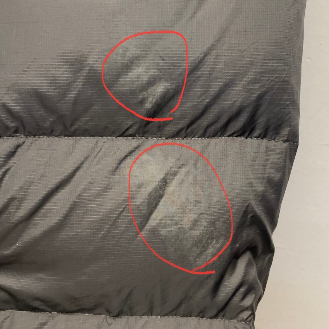 노스페이스 700필 눕시 진 그레이 구스다운 패딩   상품이미지8