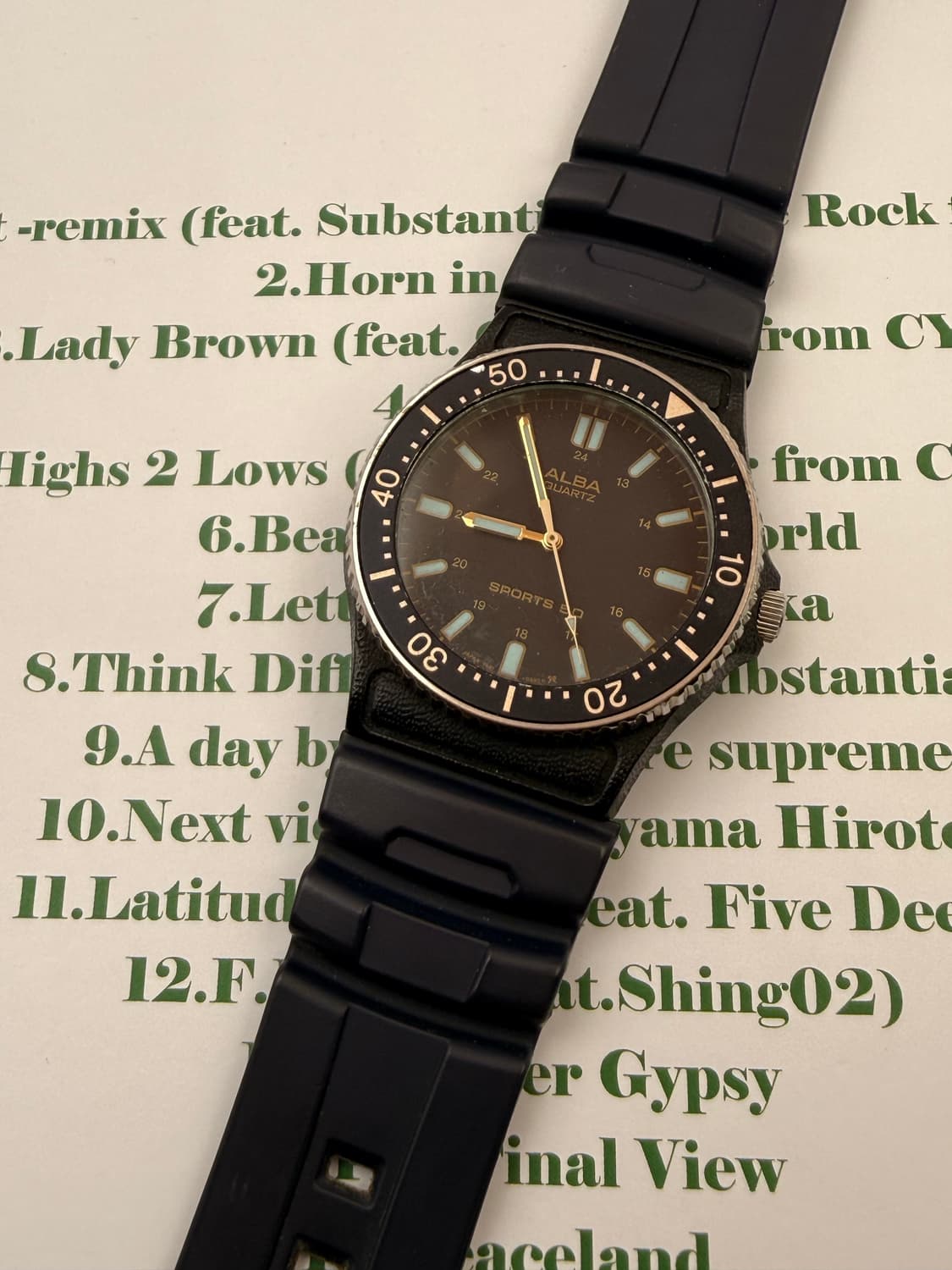 SEIKO ALBA 80s 빈티지 sports 시계 상품이미지4