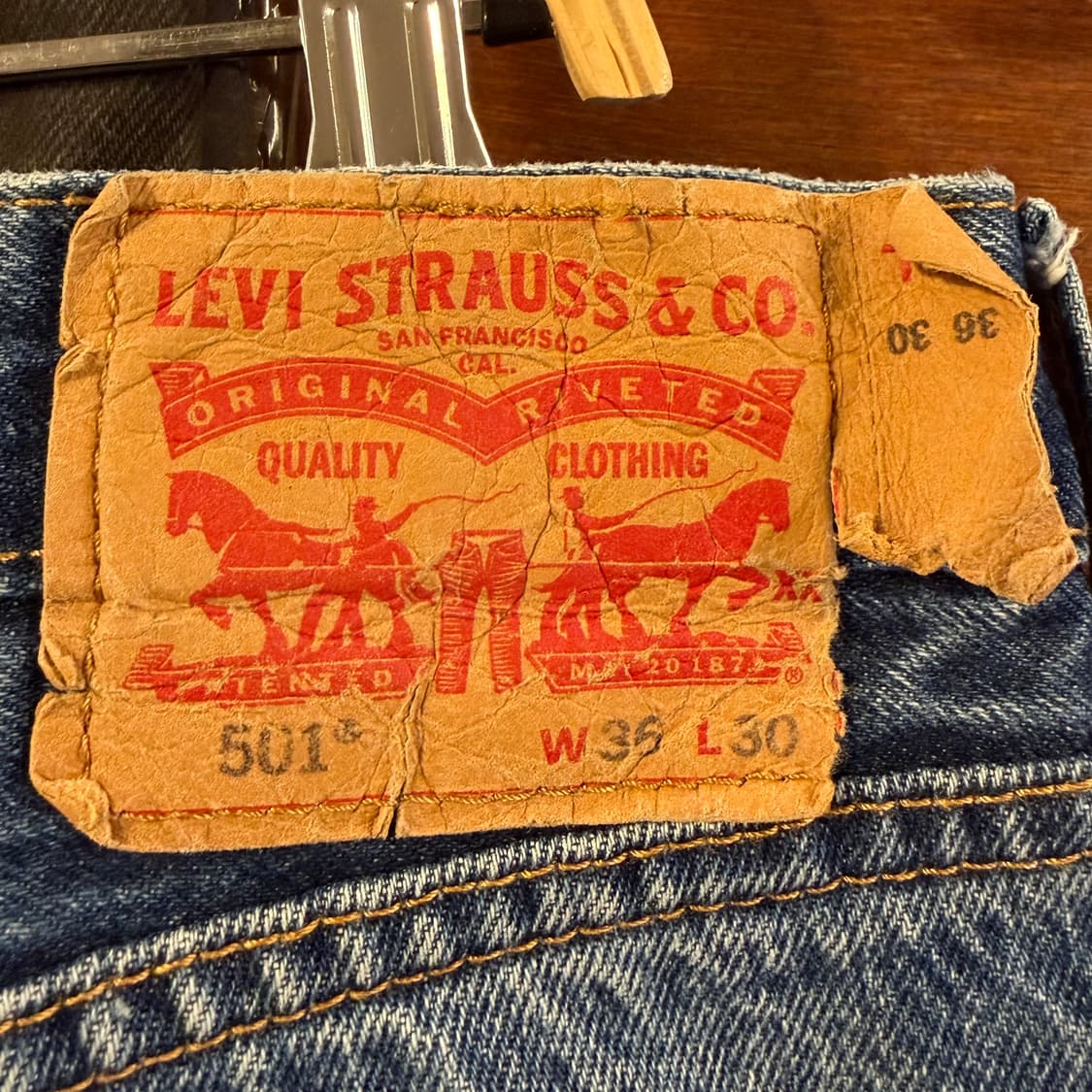 미국 빈티지 리바이스 501 청바지 상품이미지8