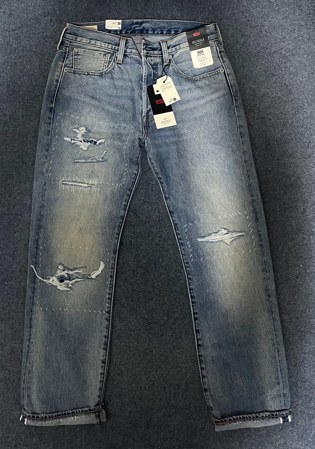 리바이스 501 3736 터콰이즈 리벳 31X30 상품이미지1