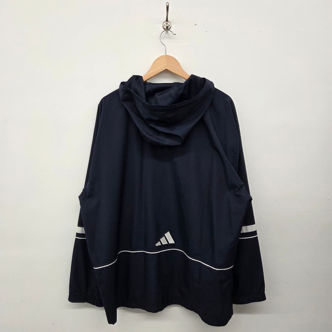 아디다스 네이비 후드 바람막이 점퍼 남2XL 상품이미지6