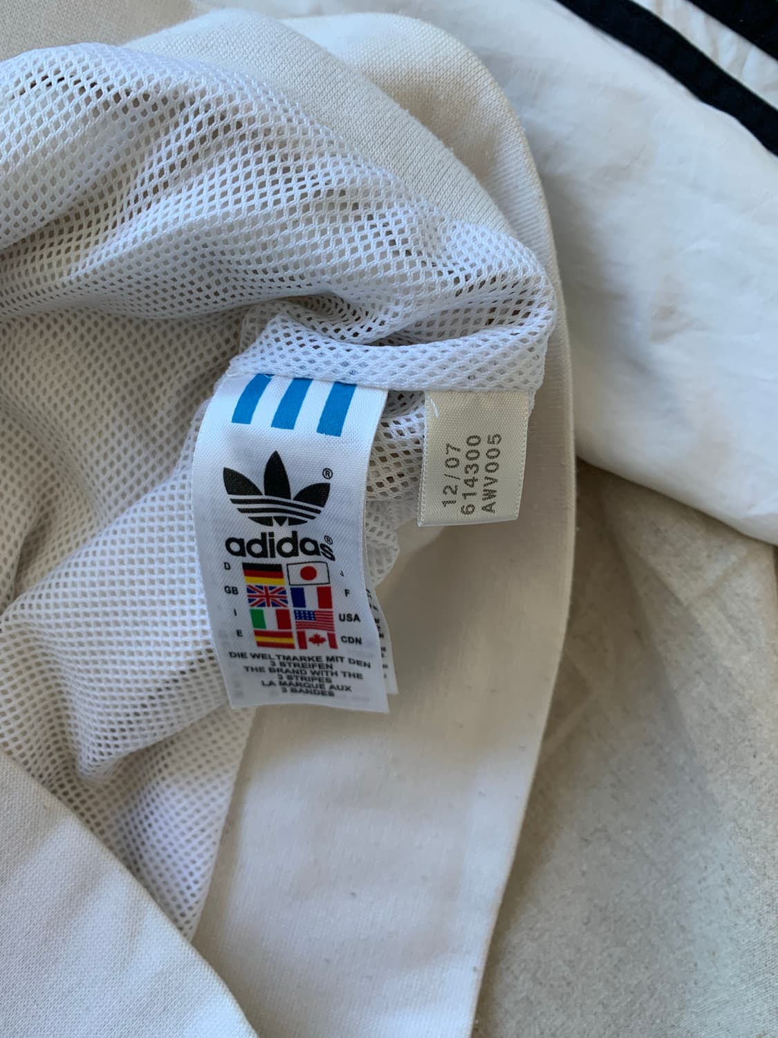 아디다스 00년대 올드스쿨 독일 국대 바람막이 져지 자켓 상품이미지10